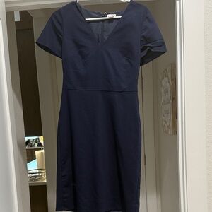 J. Crew Classic Navy Mini Dress